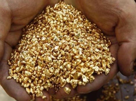 Gold pellets